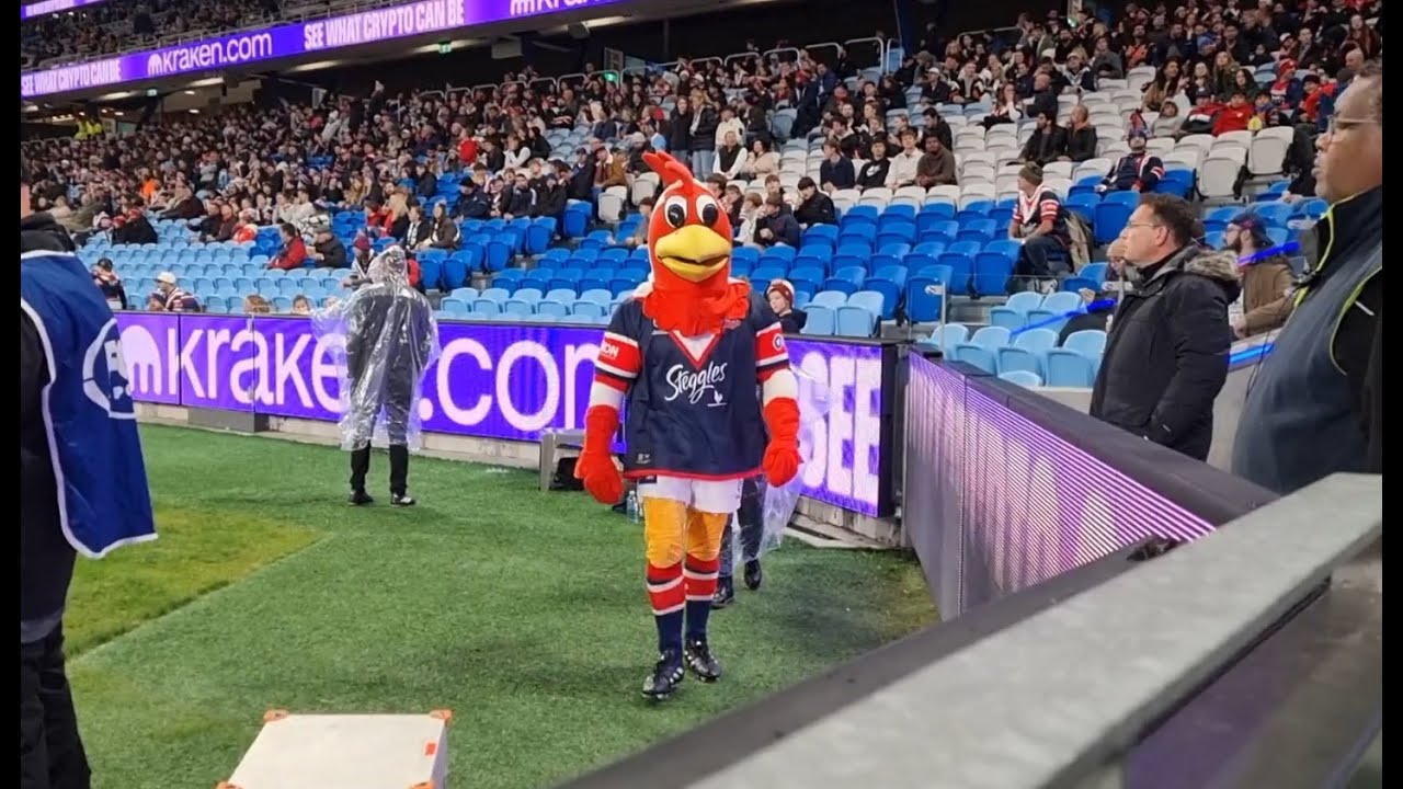 NRL Mascot Rocky The Rooster July 30 2024