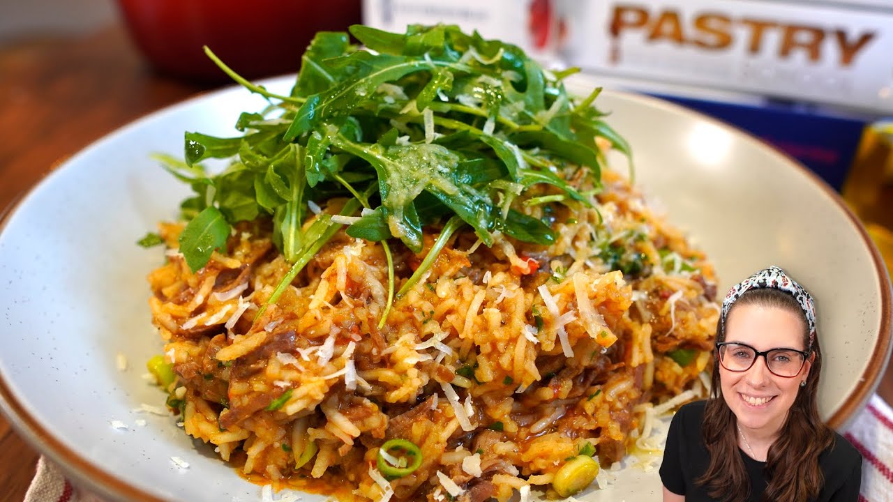 ALMOÇO DE UMA PANELA SÓ! ARROZ COM CARNE SUPER SABOROSO E FÁCIL
