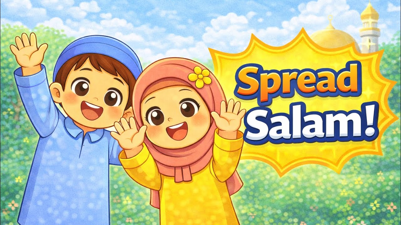 “Learn Salam with Nuh & Nura | Islamic Greeting for Kids”