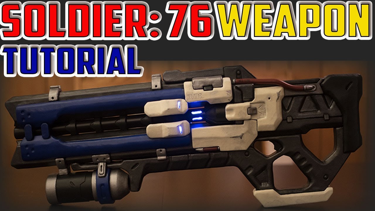 Soldier 76 Gun Tutorial Overwatch Cosplay