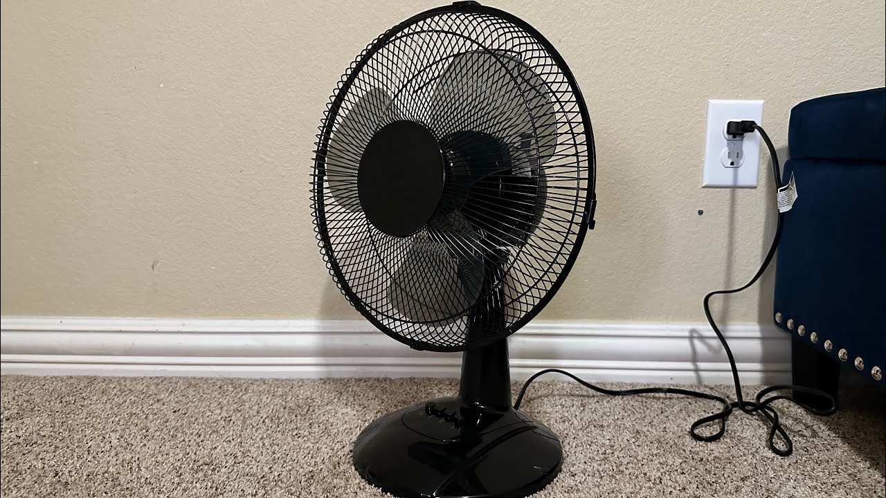 Unboxing a Mainstays FT30-8MBBV 12” Table Fan