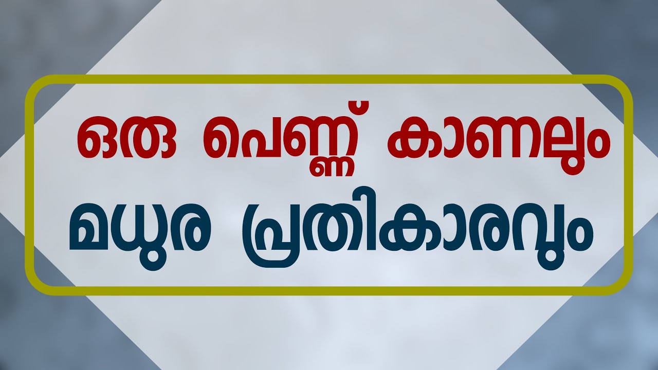 ഒരു പെണ്ണ്‌ കാണലും മധുര പ്രതികാരവും