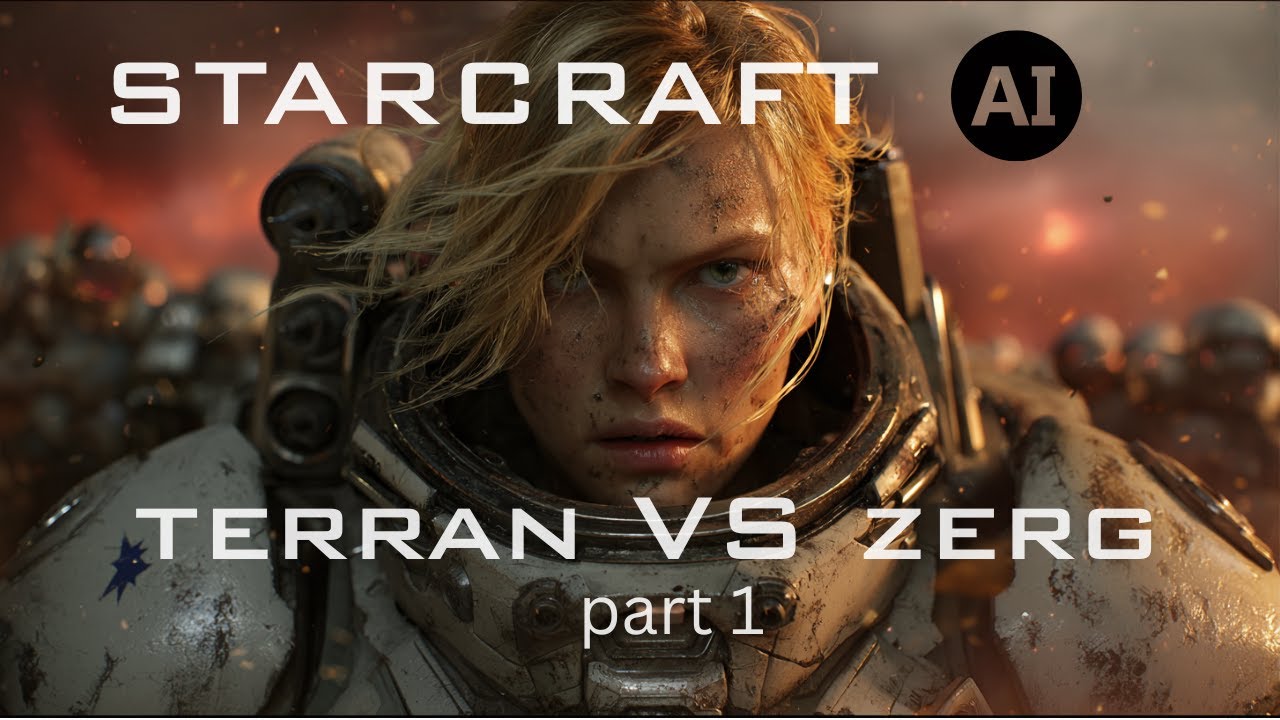 StarCraft AI Cinematic: Terran vs Zerg (The Invasion Begins)