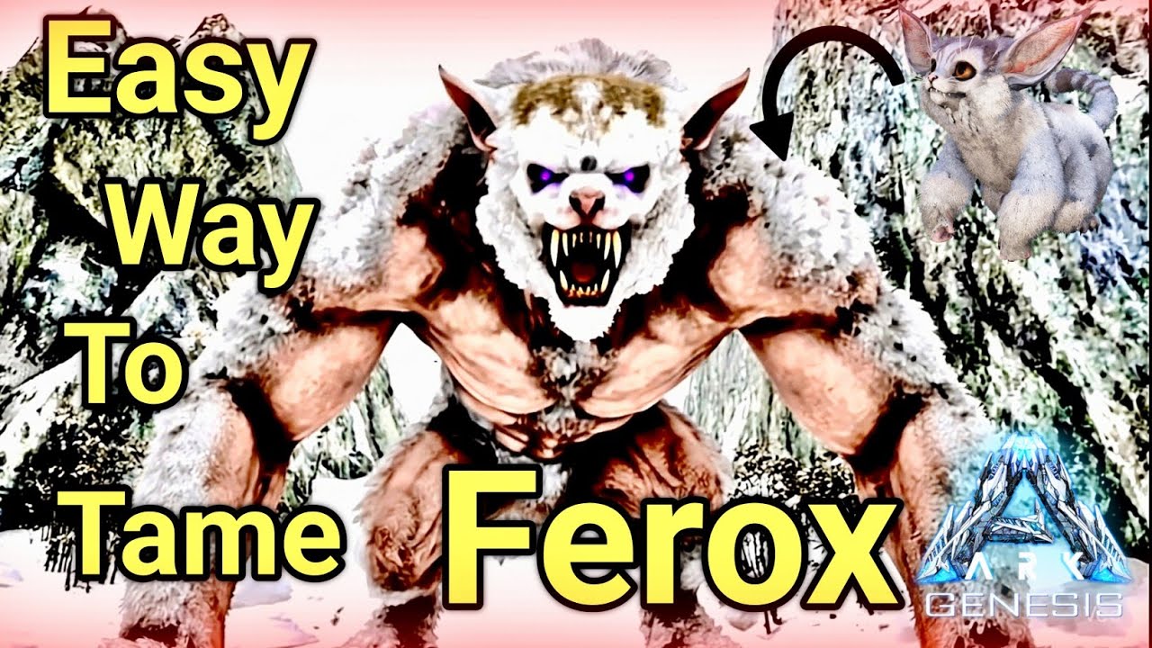 How to Tame Ferox in ARK Genesis | Easy Ferox Taming Guide | Ark Ultimate Mobile Edition