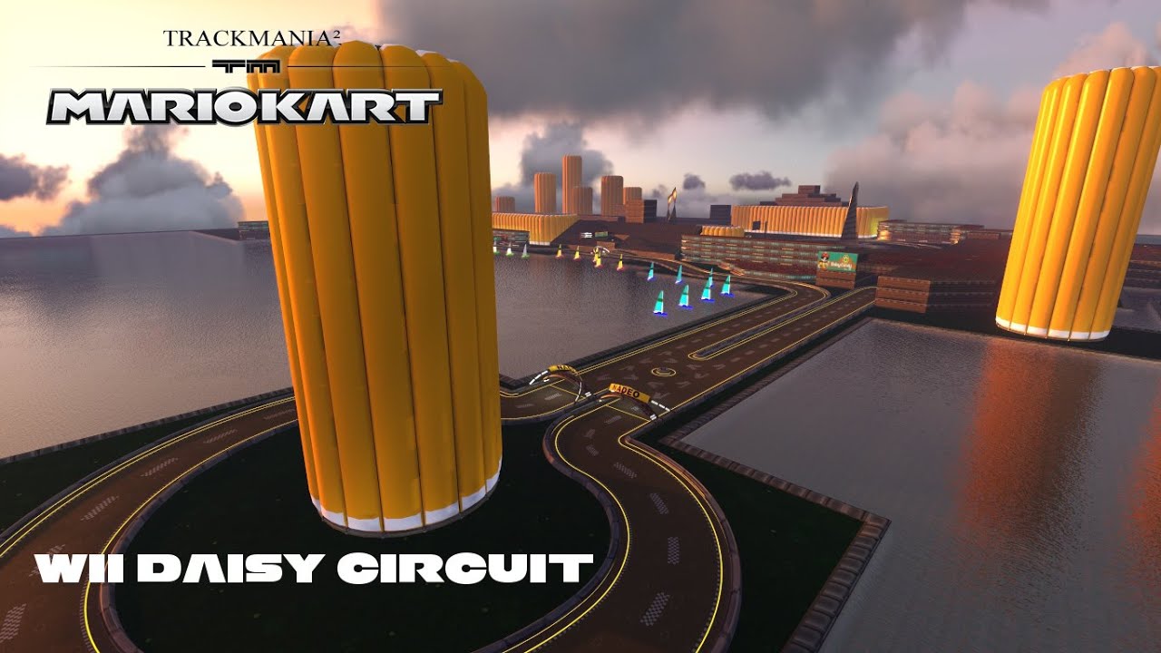 Mario Kart TrackMania-  Wii Daisy Circuit