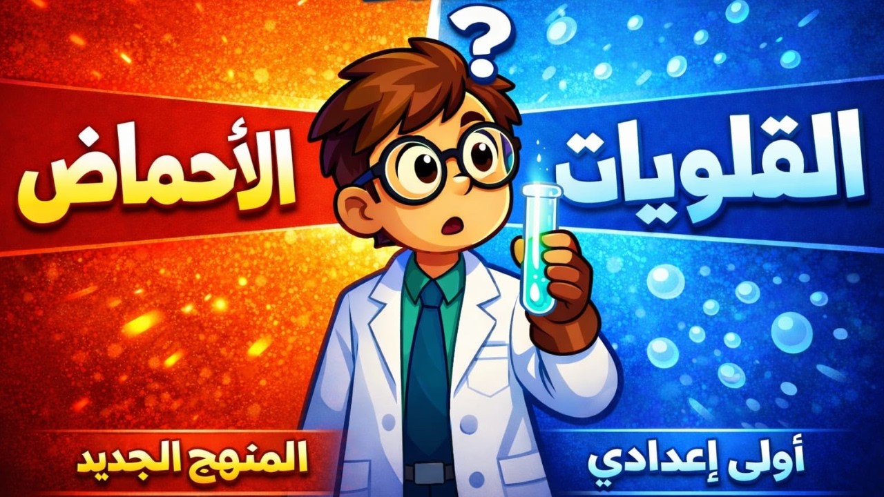 شرح الدرس الثاني علوم |الأحماض والقلويات اولى اعدادي 2026🔥
