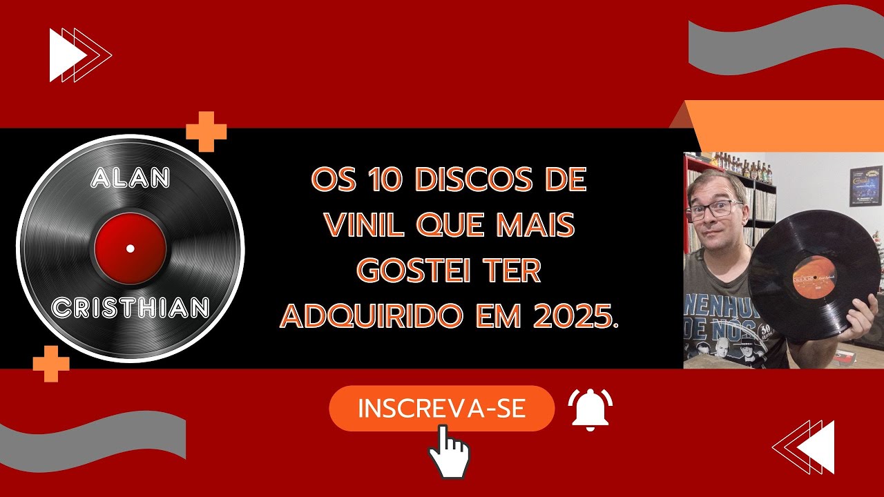 Os 10 #discos de vinil que mais curti ter adquirido em 2025. #479
