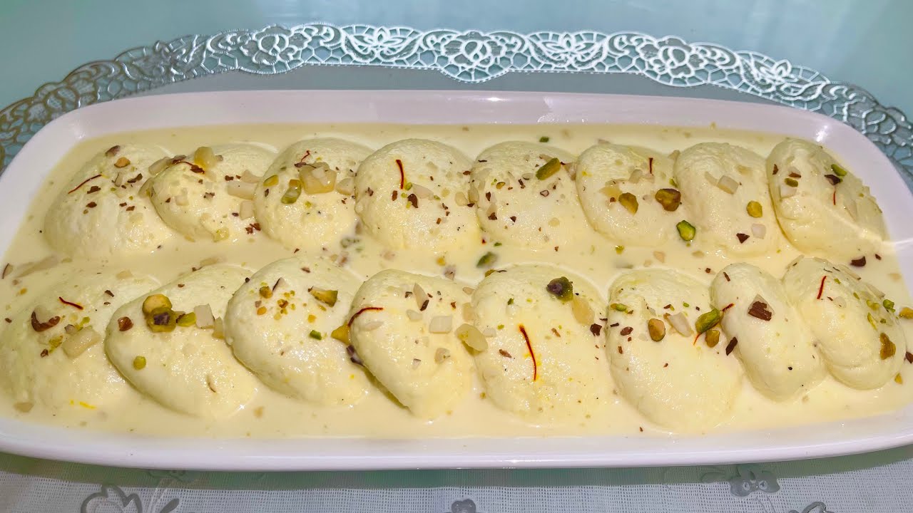رس ملائ  به طریقه آسان و خیلی لذیذ Rasmalai easy recipe