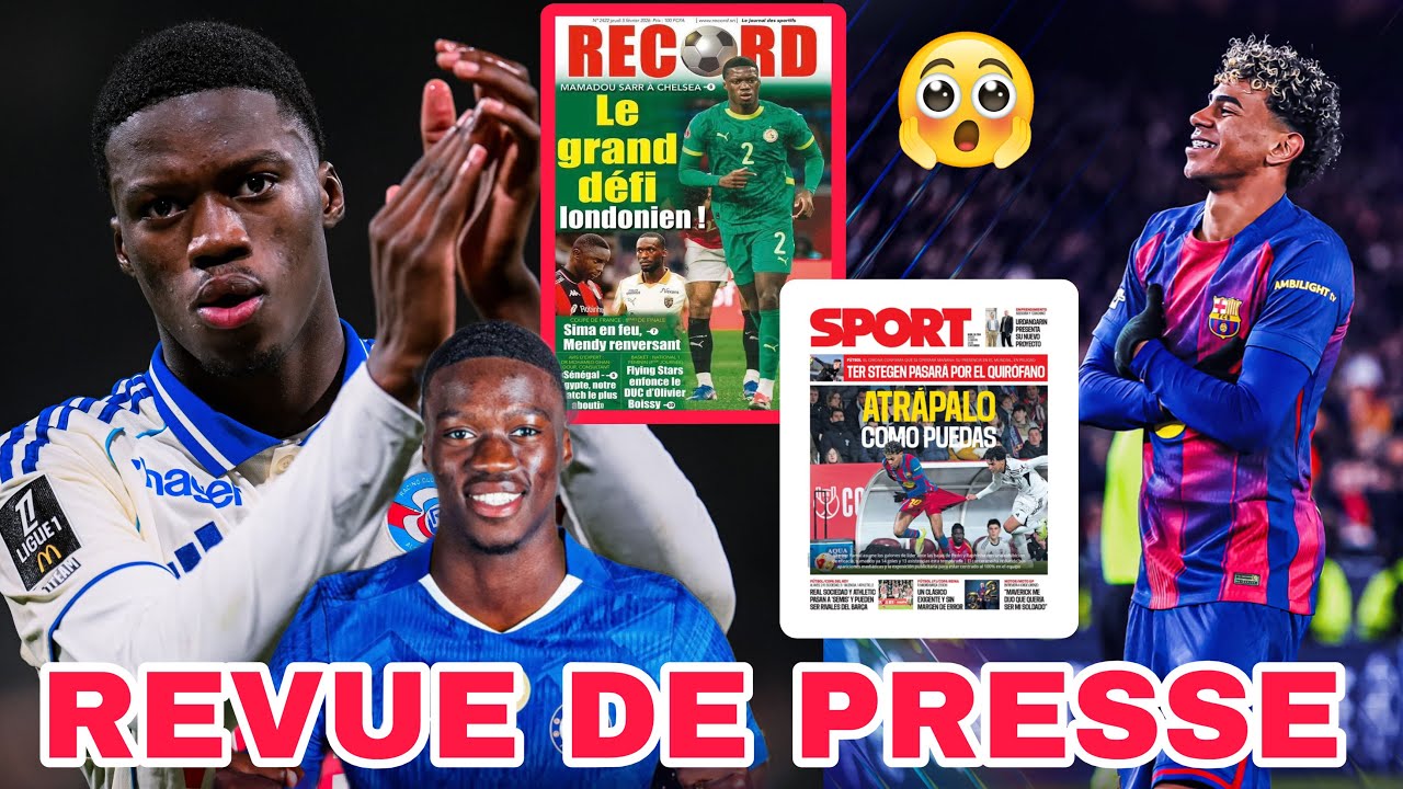 📰: QUI POUR ARRÊTER LAMINE YAMAL, l'Espagnol porte le Barça et à déjà inscrit.. : Mamadou Sarr ver