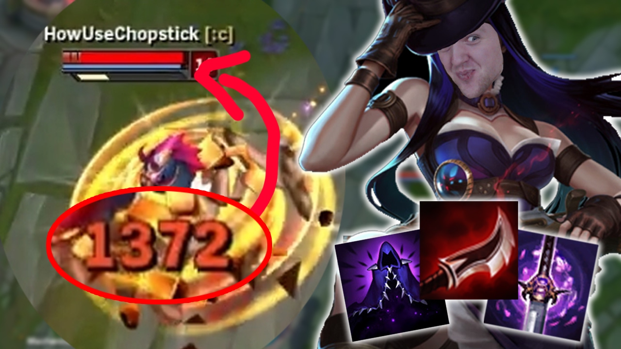 ONE SHOT ULTS?? FULL LETHALITY CAITLYN ADC - League of Legends Commentary