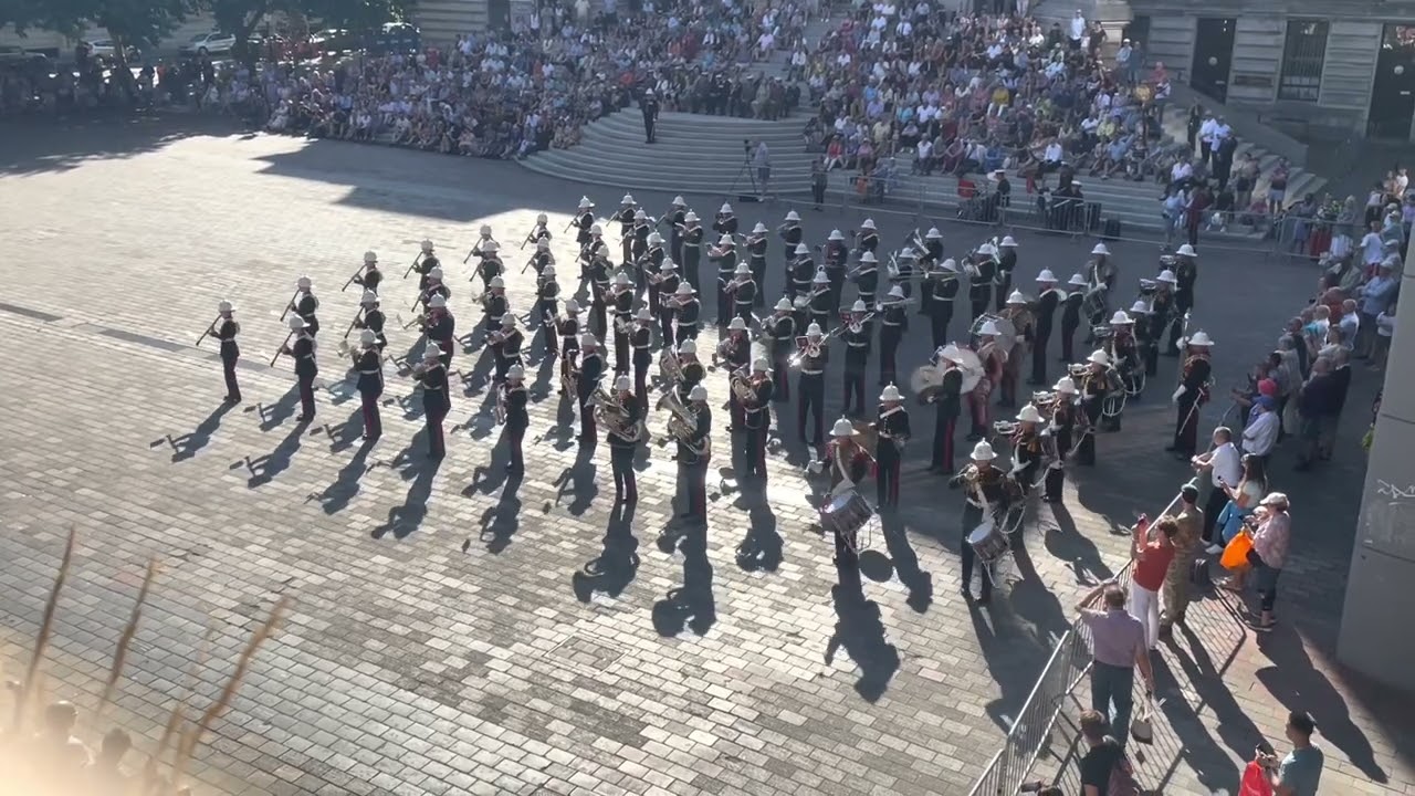Royal Marines band summer beating retreat 2022