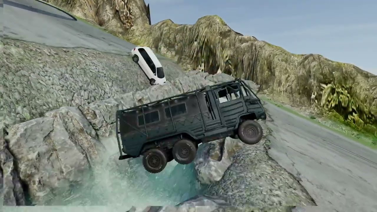 Epic speed bumps challenge #beamngdrive
