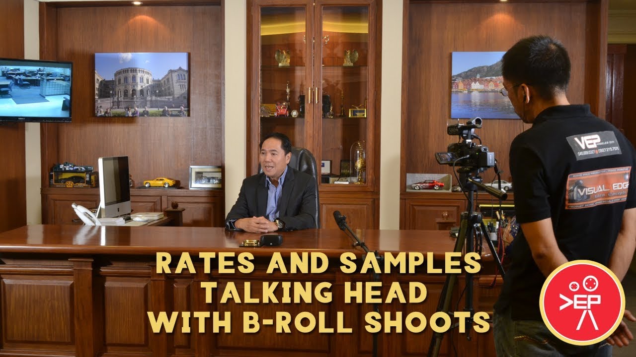 Talking Head with B-Roll Shoots Rates and Samples