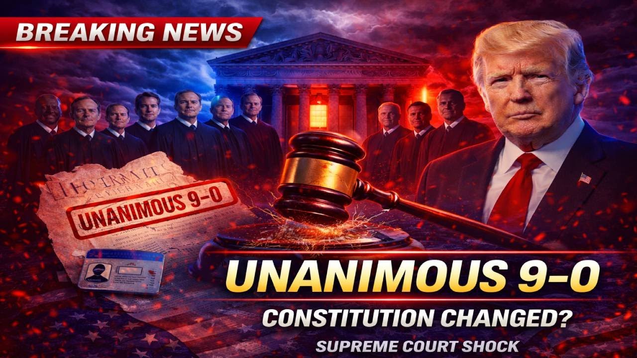 BREAKINGSupreme Court’s UNANIMOUS 9 0 Decision Just ROCKED the Nation—Constitution Forever CHANGED!