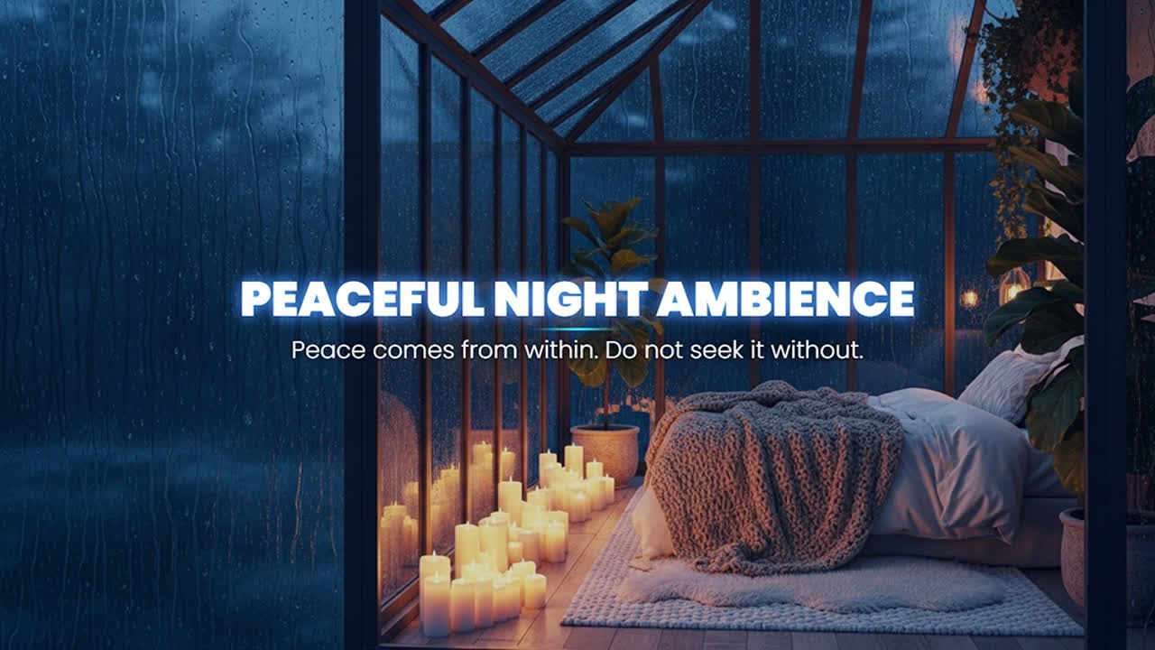 Relaxing Kalimba and Soft Rain - Healing Sleep Music for Insomnia and Deep Rest, Stress Relief