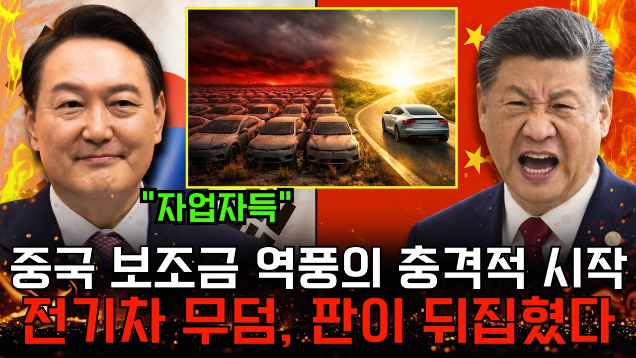 보조금으로 한국 막던 중국, 전기차 무덤의 참혹한 결말