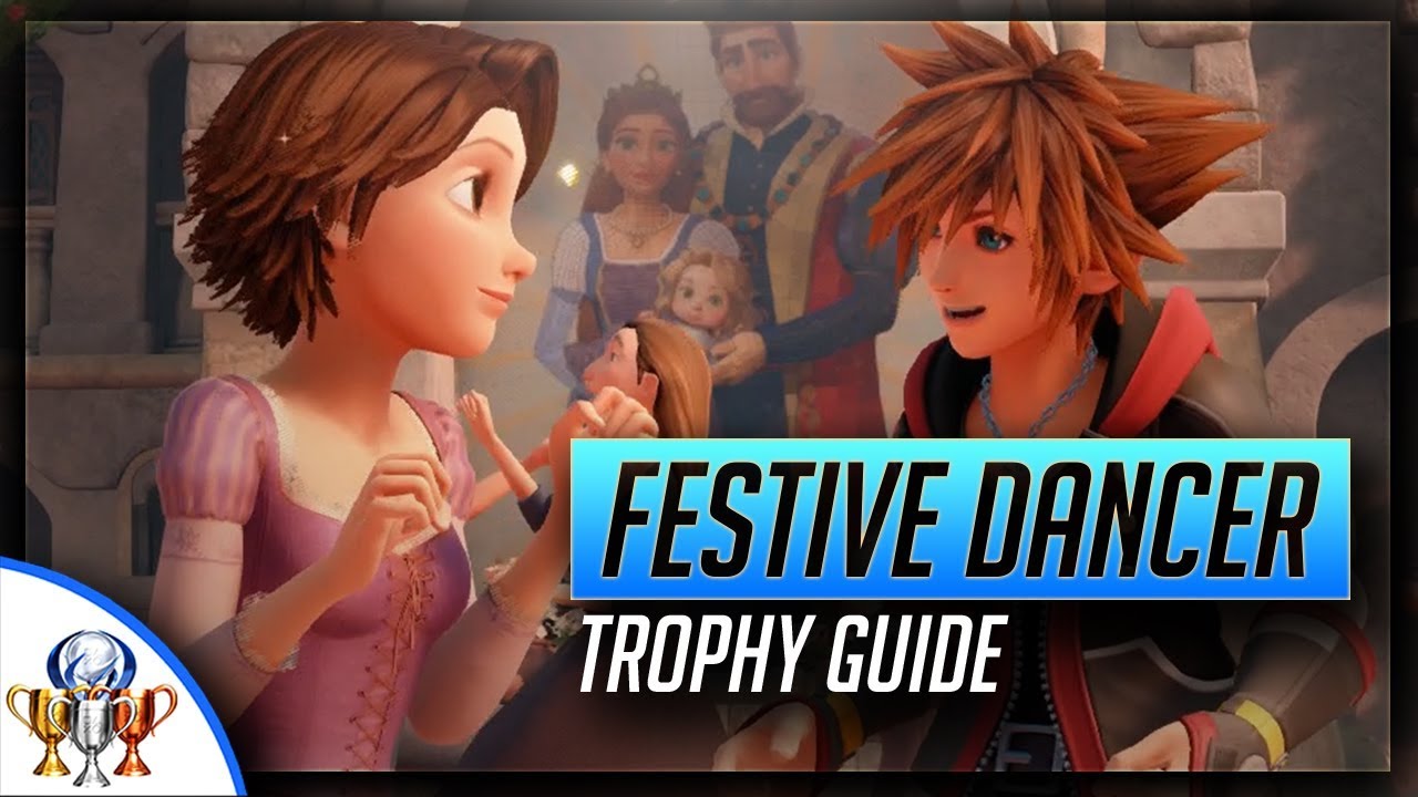 Kingdom Hearts 3 - Festive Dancer Trophy - How to Score over 70k Points in the Festival Dance