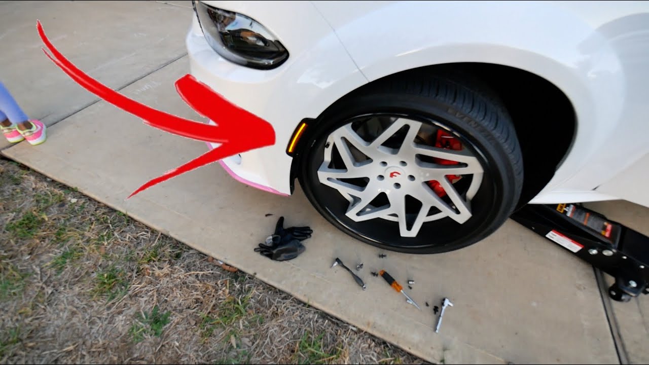 DIODE DYNAMICS LED SIDE MARKER INSTALL BEST FOR A WIDEBODY DODGE CHARGER HELLCAT/ 392
