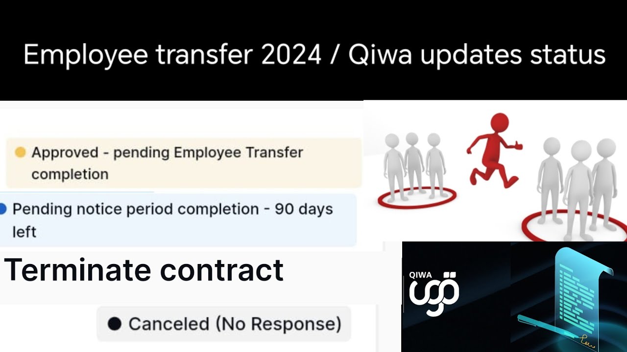 Employee transfer new status / pending employee transfer completion/ 90 days notice period |qiwa