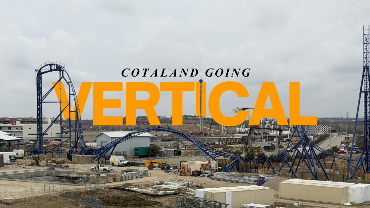 COTALAND Is Going Vertical | Drop Tower Complete, Rainbow Flyer Rising