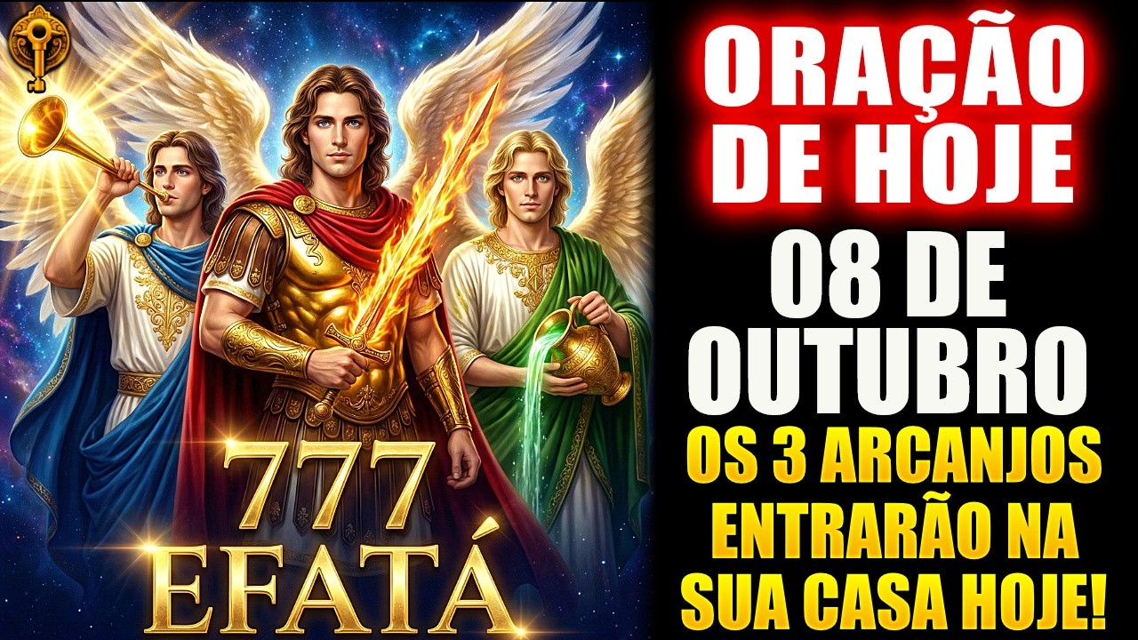 Oração de Hoje a São Miguel Arcanjo ✨ 777 EFATÁ São Miguel, Rafael e Gabriel Estão em Sua Casa Agora