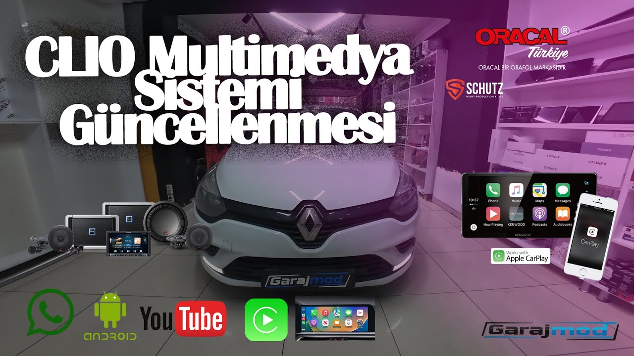 Renault Clio Multimedya Kurulumu ve Sonrası 🚗 #garajmod #multimedya #otomobilmedia