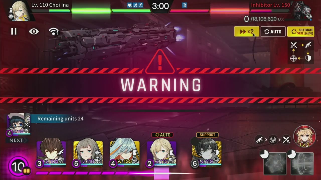 Face the new raid boss 150 - Counter:Side [No comment][Test]