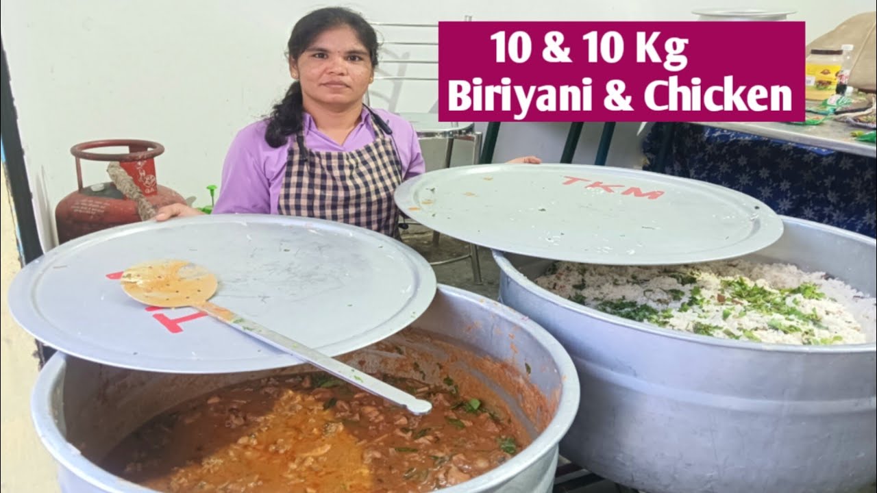 வெள்ளை பிரியாணியும் சிக்கன் கிரேவியும்