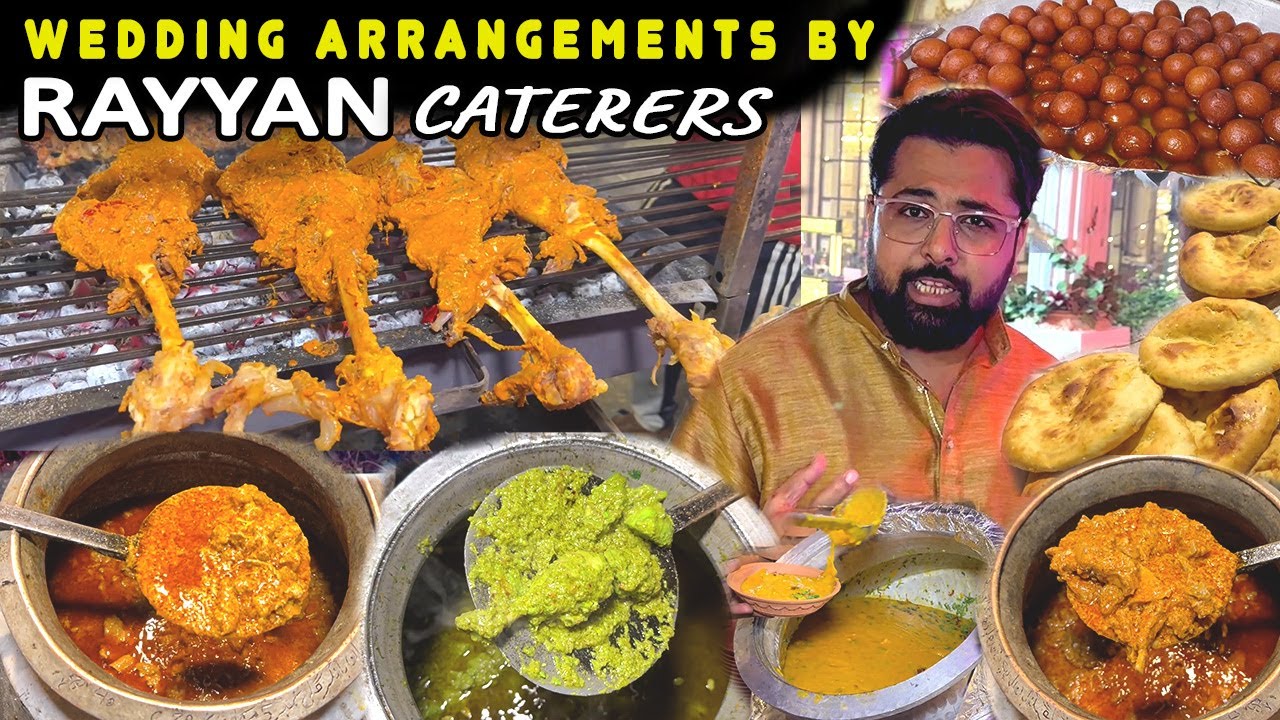 Wedding Arrangements By RAYYAN CATERERS | Muslim Wediing Food | Green Valley | FaizBaba