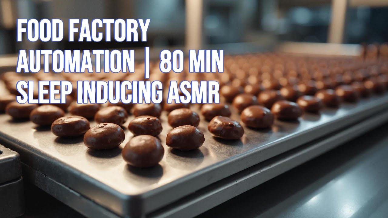 Food Factory Automation | 80 Min Sleep Inducing ASMR