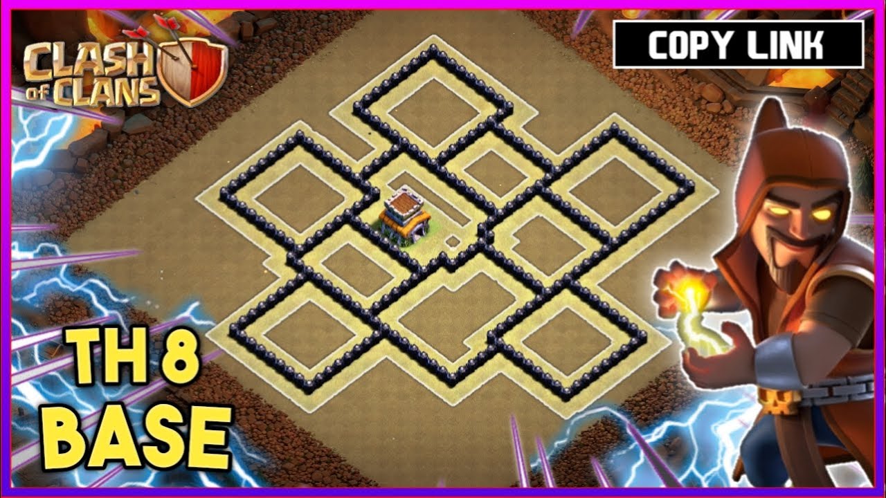 TOWN HALL 8 NEW BASE | TH8 WAR BASE | CLASH OF CLANS