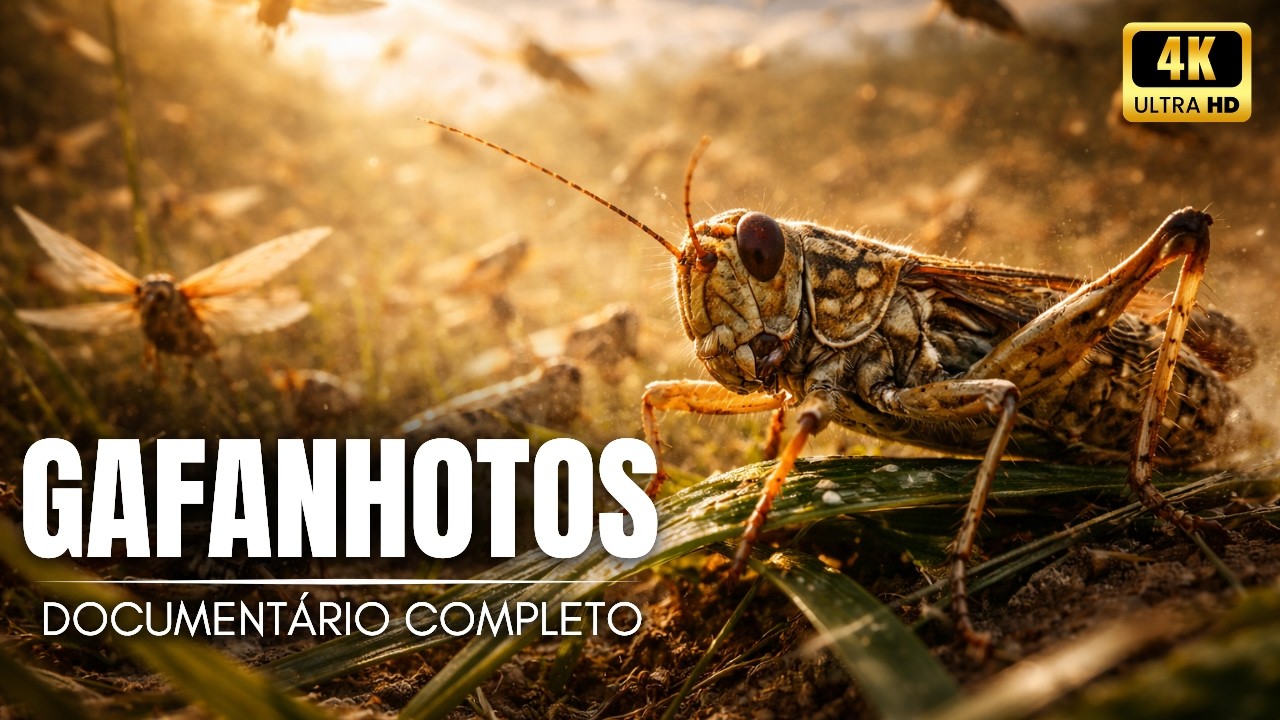 GAFANHOTOS | O Ex&eacute;rcito Mais Devastador que a Natureza J&aacute; Criou &ndash; Document&aacute;rio Completo