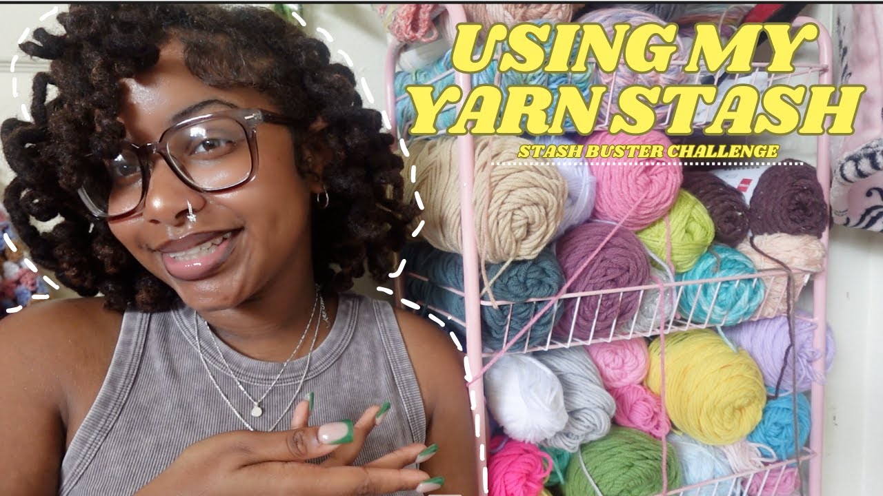 ONLY USING MY YARN STASH ( pt 2) #crochetting #vlog