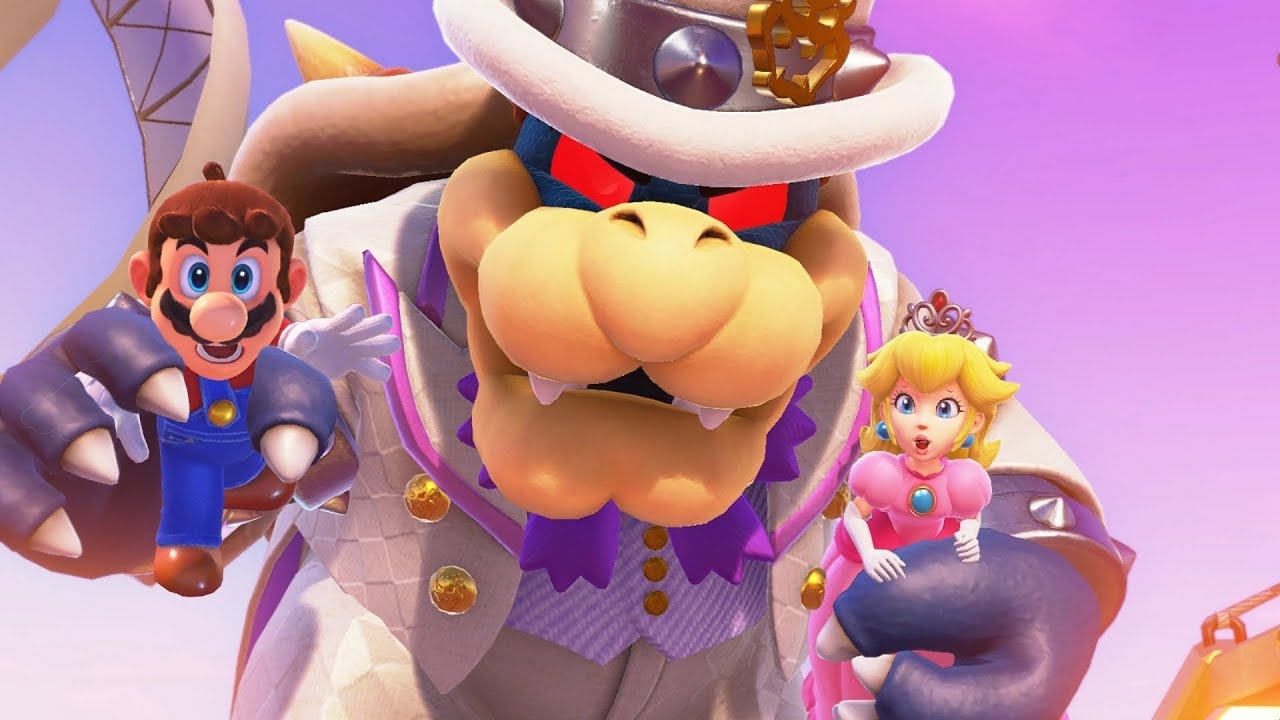 Super Mario Odyssey - Dark Bowser Boss Battle