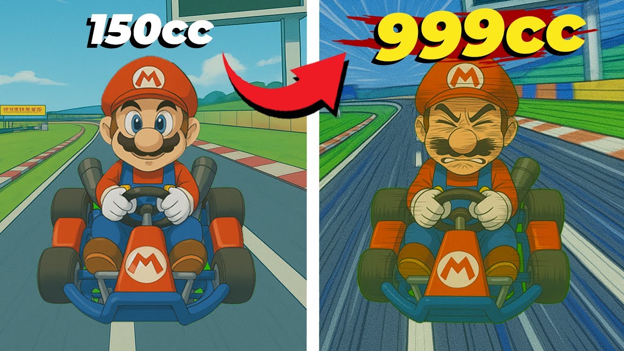 999cc hace IMPOSIBLE jugar Mario Kart 64  😱🔥