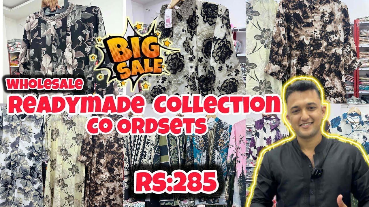 Co Ordsets Collection || Rs:285🛍️”Imported Fancy Co Ordsets Collection \Hyderabad Wholesale Market 