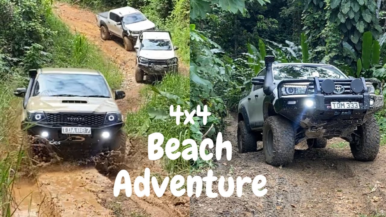 4WD Secluded Beach Adventure Trinidad | Winching, Mud, big ruts & More!