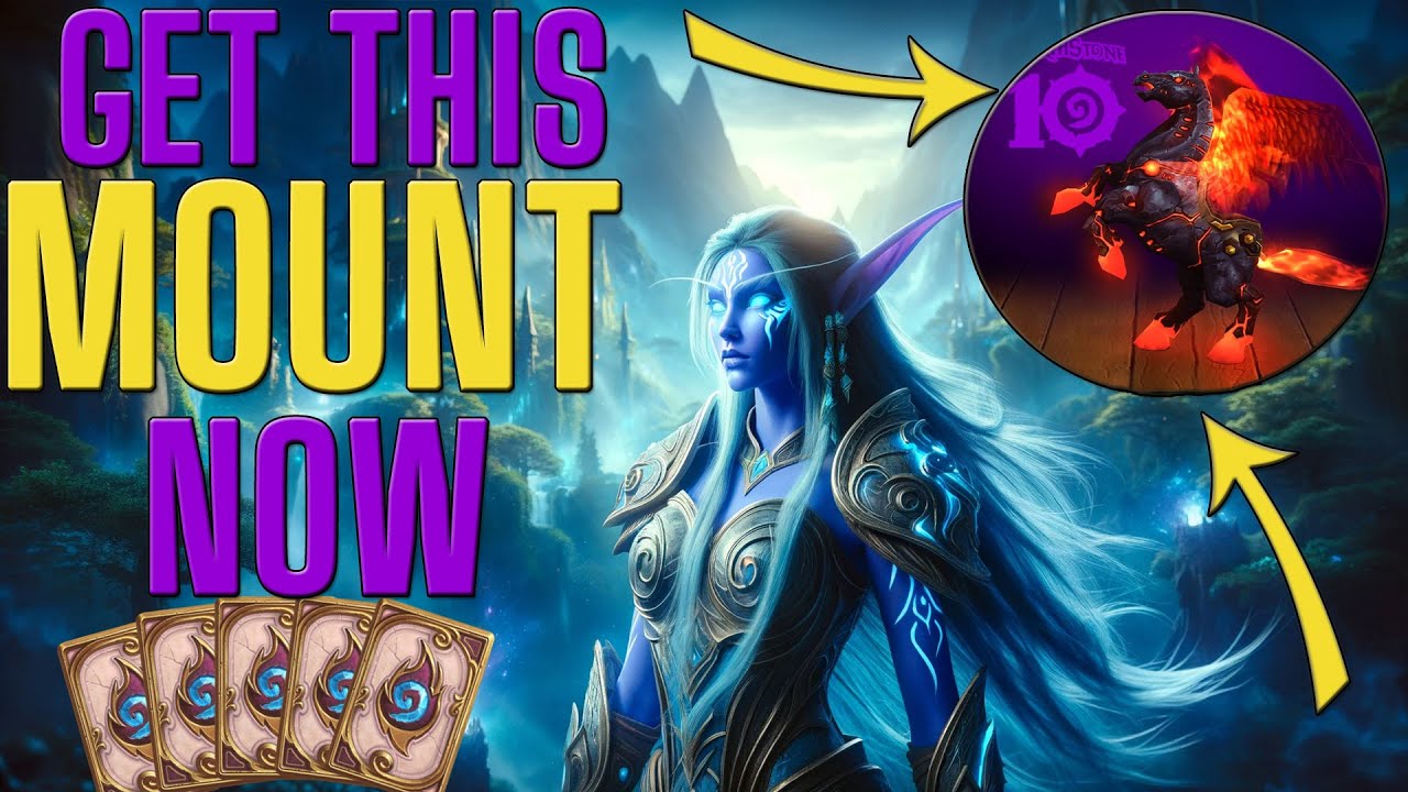 How To Get NEW MOUNT from Hearthstone 10th Anniversary!!