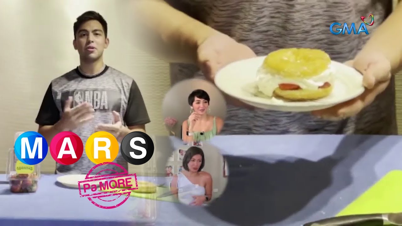 Derrick Monasterio, inilabas ang sweet tooth sa Strawberry Shortcake Donut! | Mars Pa More