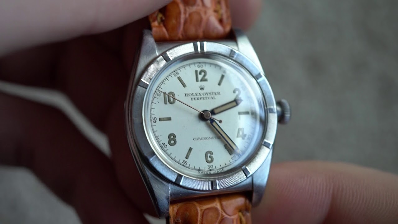 1945 Rolex 3372 Bubbleback chronometre - all original