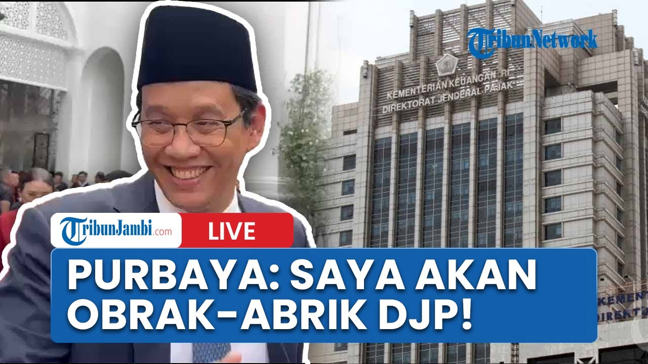 🔴Purbaya Ancam Obrak-Abrik Pajak & Bea Cukai: Banyak Bos-bos, Kepala Kantor Akan Saya Rotasi