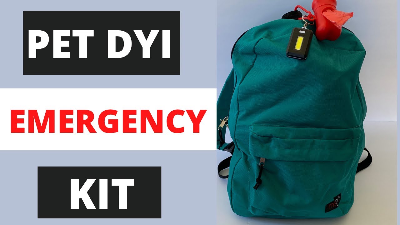 DYI Emergency & Evacuation Kits For Your Pets