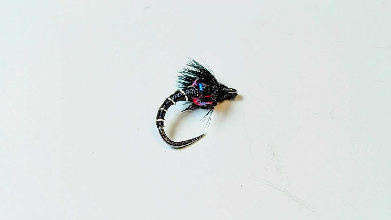 #18 Black Zebra Midge. #flytying #flyfishing #midges #troutflies #grayling #shotaflies #Bestfly 