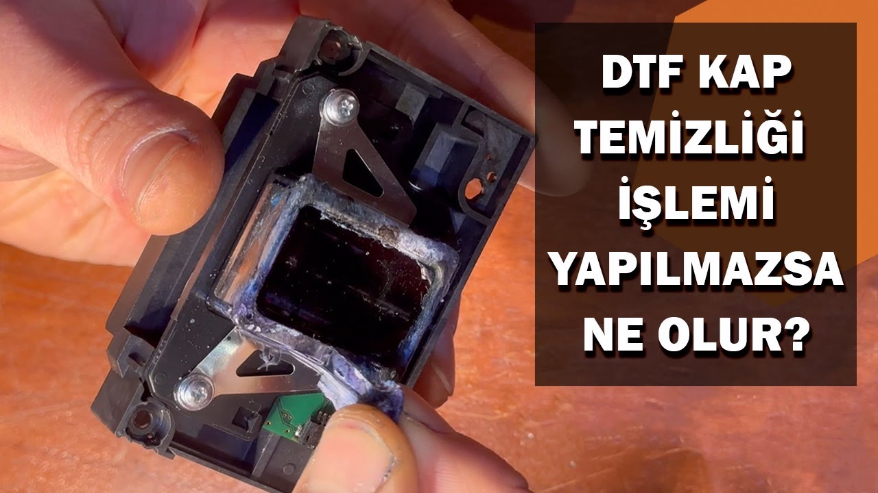 DTF Eğitim Videosu -3 | Teknofinal | Kap Temizliği İşlemi Yapılmazsa Ne Olur?