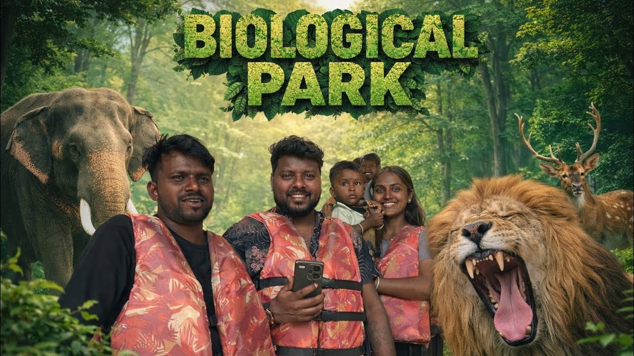 Bannerughata உயிரியல் பூங்காக்கள் tamil Vlog #safari #tamil #vjsiddhuvlogs #zoo 