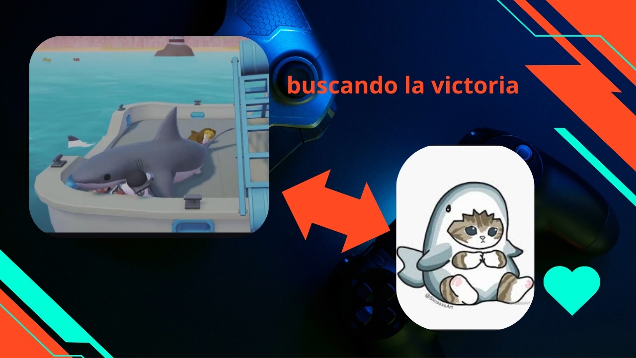 tiburón a la vista Gang Beasts #6