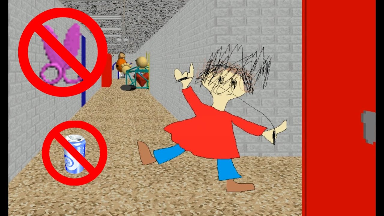 Baldi's basics but I'm a good student challenge (rules in description) - Baldi's basics challenge