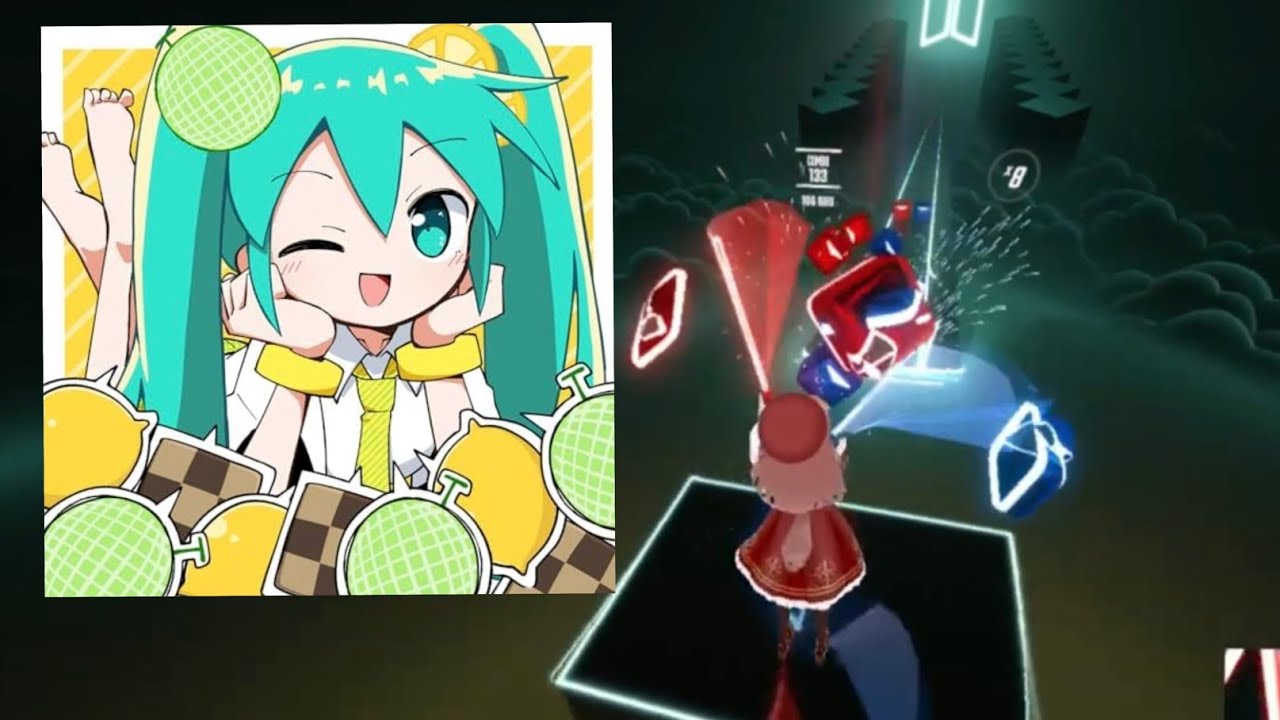 【初見フルコンボ】 LEMON MELON COOKIE / TAK feat. 初音ミク EXPERT+ 857/857 【BeatSaber】