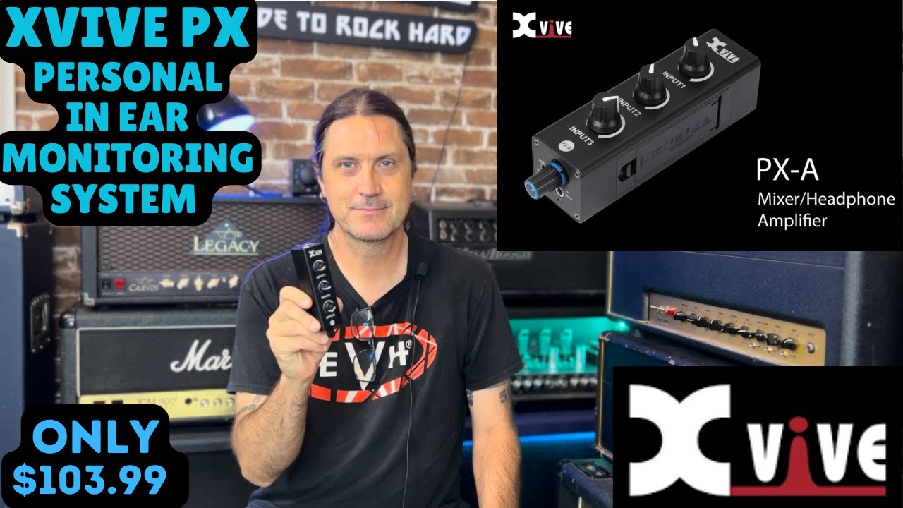 Xvive PX Personal In-Ear Monitor And Amplifier System