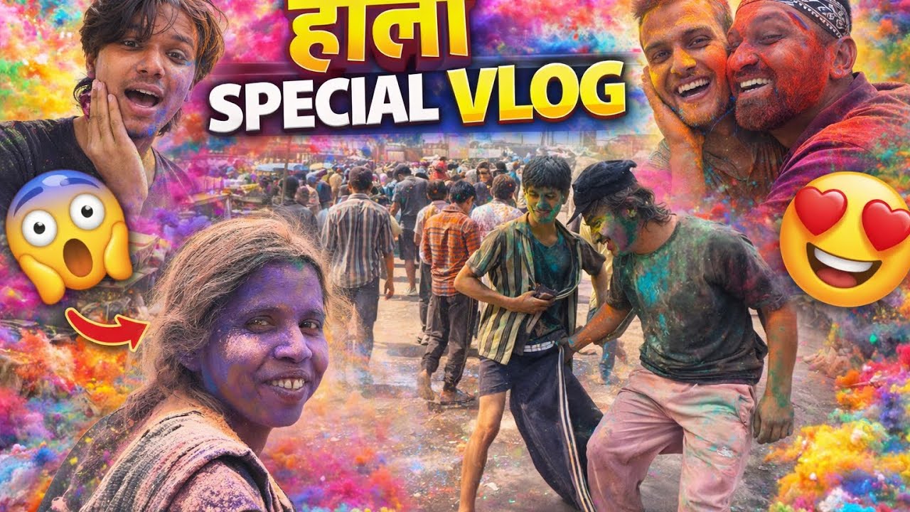 Holi special vlog in Chandigarh #holi #youtubeshorts #holisong #funny I hope you enjoyed this video 